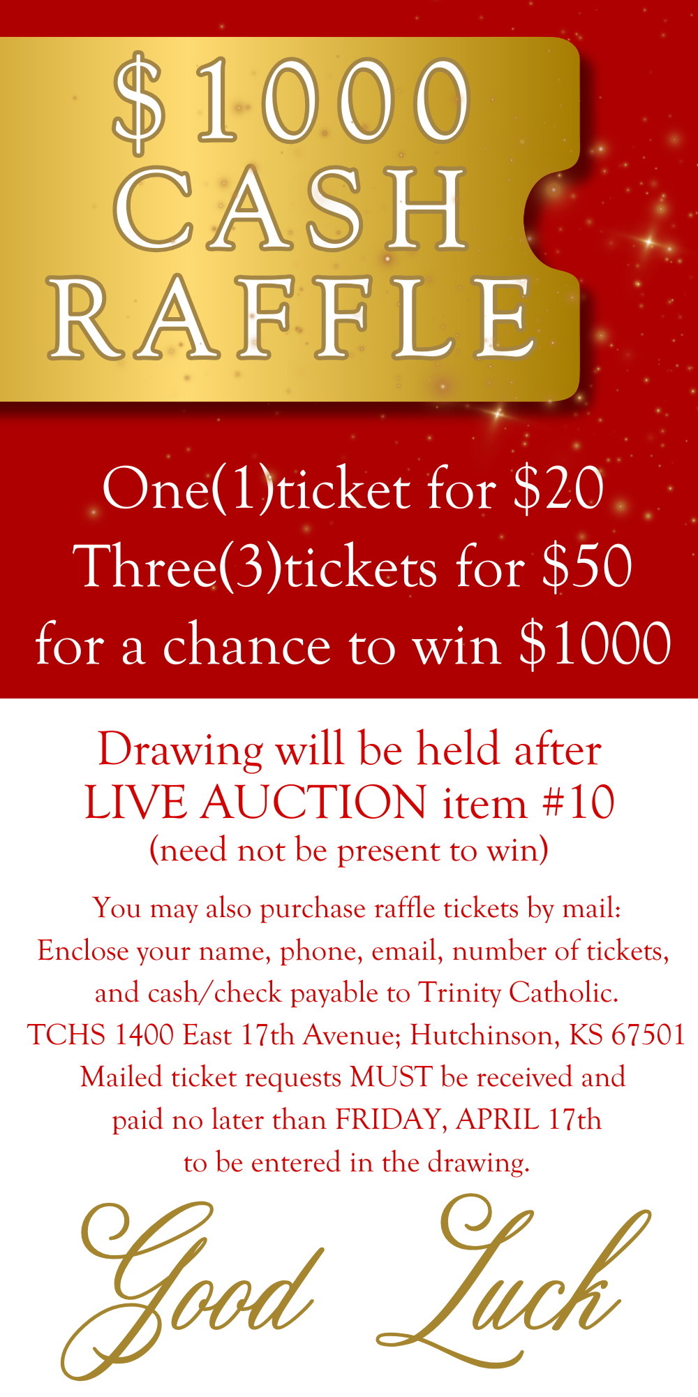 Cash Raffle